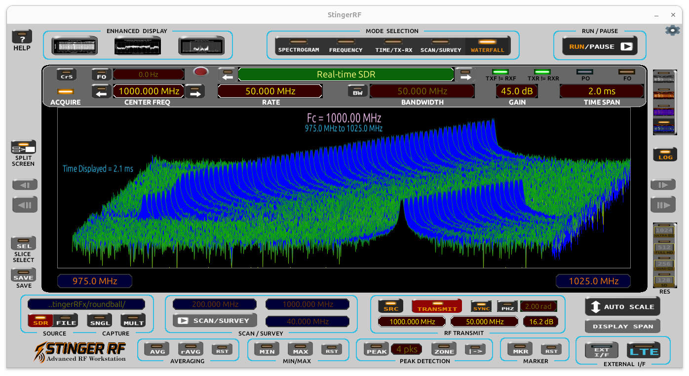 Stinger RF example 1